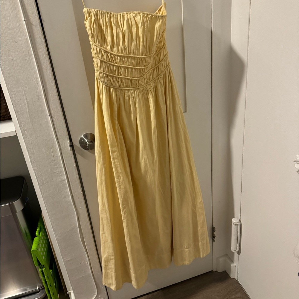 Abby Dress in Buttermilk by Posse - Picture 5 of 8